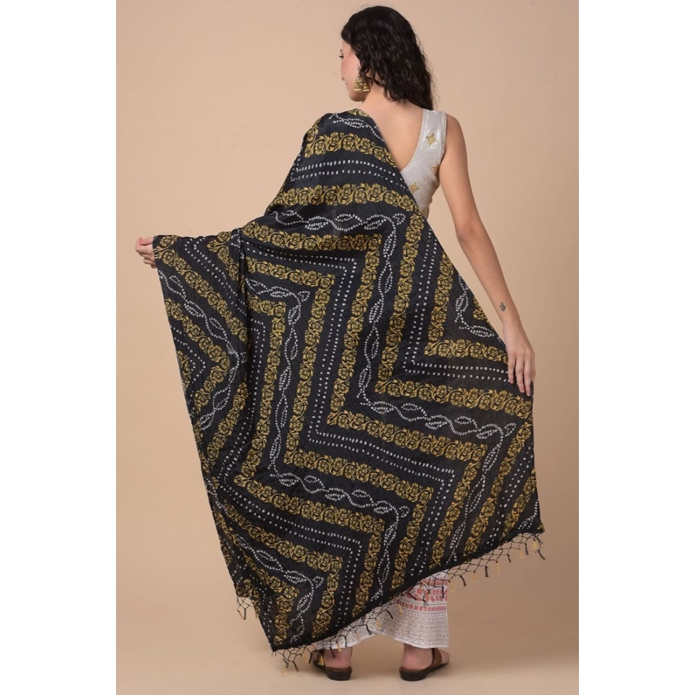 Women's Chanderi Printed Dupatta (Multicolor, Length:?2.25 to 2.50 Mtr) - Image 5