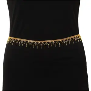 Women's Gold Plated Kamarband Waist Belt For Women//Girls Adjustable Chain