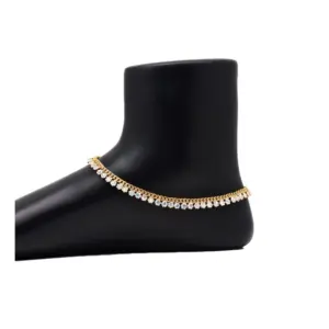 Women's Rainbow Color Anklets (Free Size: Upto 10")