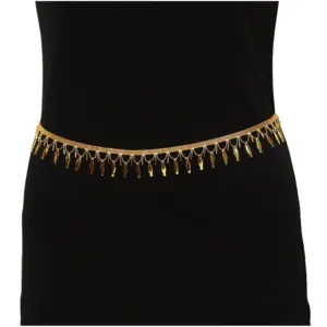 Women's Gold Plated Kamarband Waist Belt For Women//Girls Adjustable Chain