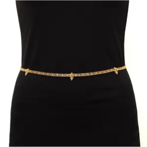 Women's Gold Plated Kamarband Waist Belt For Women//Girls Adjustable Chain