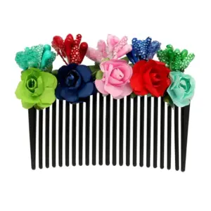 Women's Multi Color Hair Comb Pin