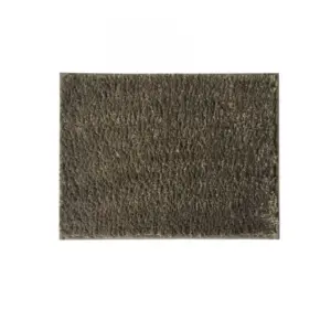 Solid Polyester Bathmat (Dark Grey)