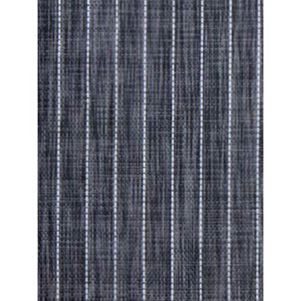 striped Vinyl Place Mats Sets (Black & White) - Image 2