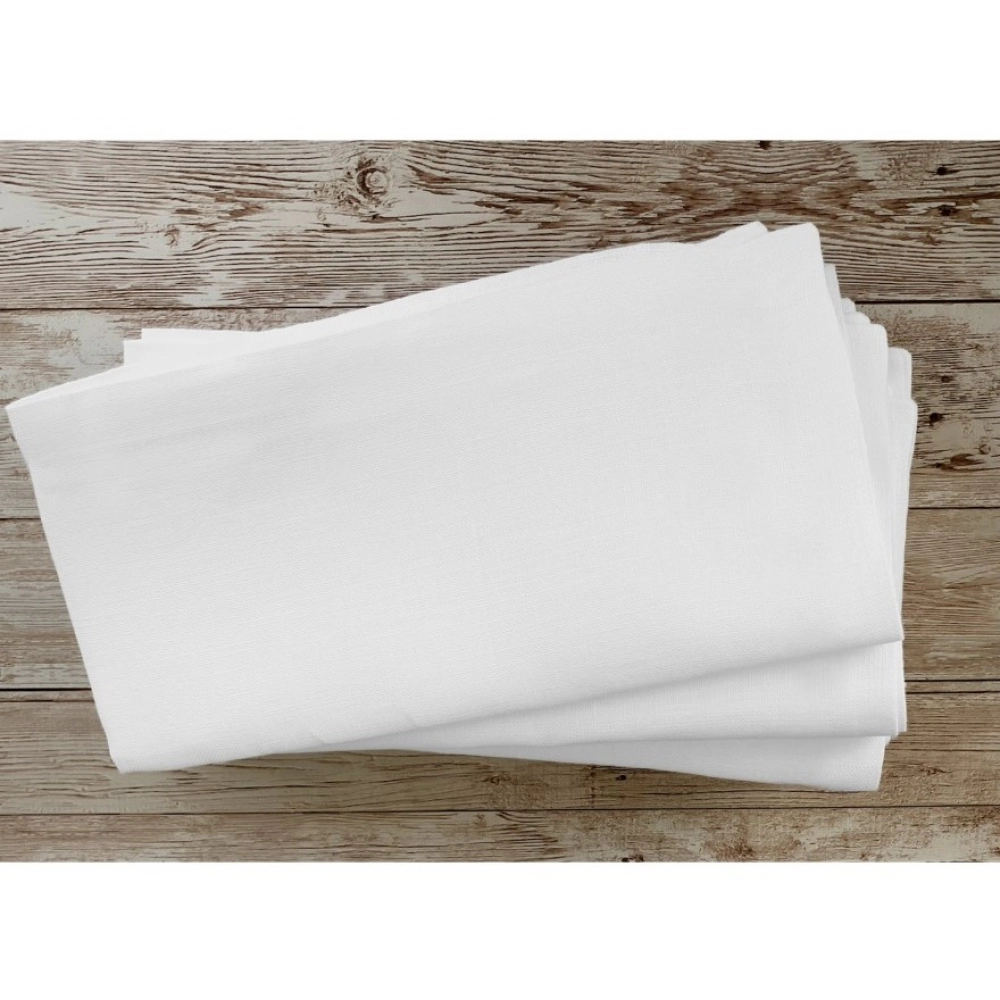 Solid Cotton Napkins Sets (White) - Image 4