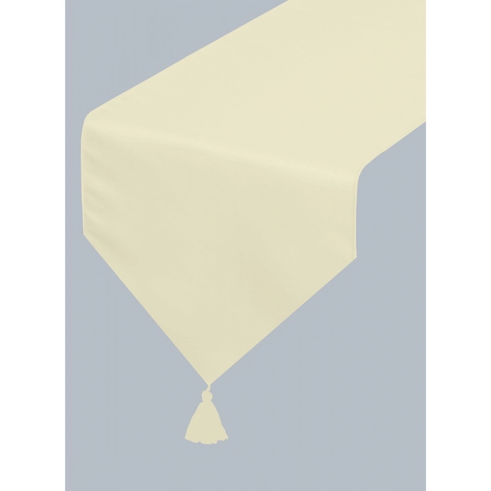 Solid Cotton Table Runners (Beige) - Image 3