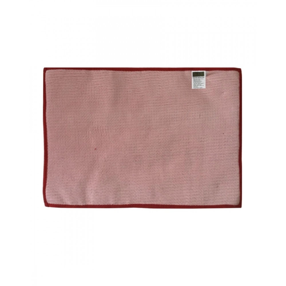 Solid Polyester Bathmat (Red) - Image 2