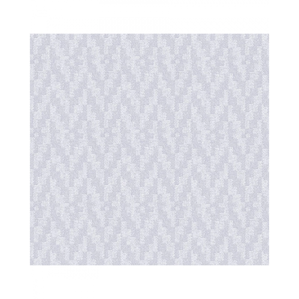 Waves Polyester Plain Shower Curtains with Plastic Eyelets (White) - Image 2