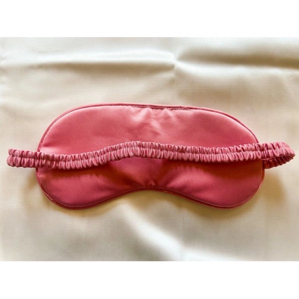 Solid Satin Silk Eyemasks (Pink) - Image 4
