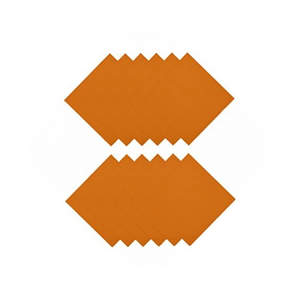 Solid Cotton Napkins Sets (Orange) - Image 4