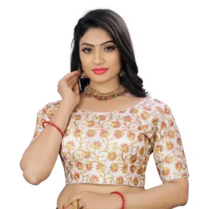 Women's?Phantom Cording Readymade Blouse (White, Size: Free Size)