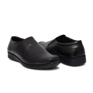 Men's Faux Leather Formal Shoes (Black)