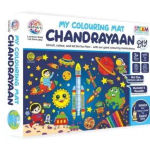 Chandrayaan Printed Colouring Mat | Canvas | Educational Toys | 3+ Years