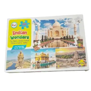 160_Pcs Set Indian Wonders Puzzle | Cardboard | Educational Toys| 3+ Years