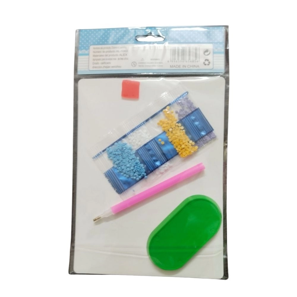 Pack Of_2 Diamond Painting Kit - Dolphin | Cardboard | Stationery | 2+ Years - Image 2