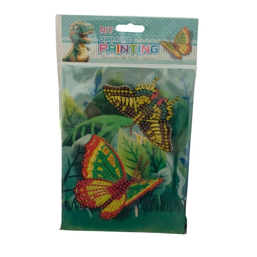 Pack Of_2 Diamond Painting Kit - Butterfly | Cardboard | Stationery | 2+ Years