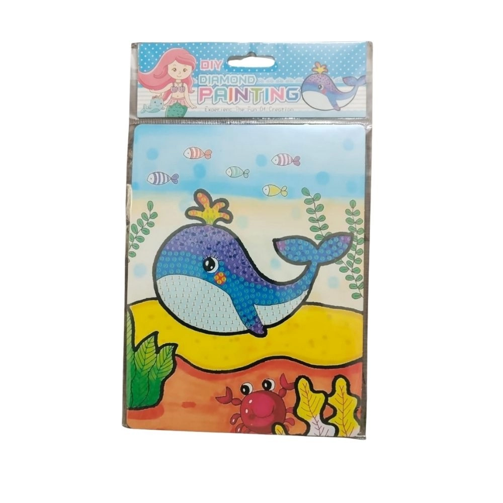 Pack Of_2 Diamond Painting Kit - Dolphin | Cardboard | Stationery | 2+ Years