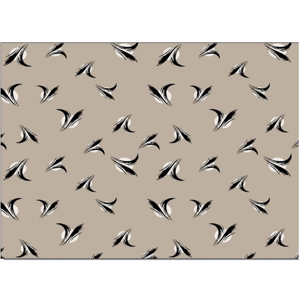 Men's Casual Floral Printed Cotton Blend Unstitched Shirt Fabric 1.6 Mtrs (Brown) - Image 2