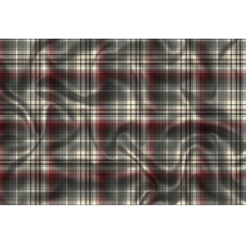 Men's Casual Floral Printed Cotton Blend Unstitched Shirt Fabric 1.6 Mtrs (Brown) - Image 2