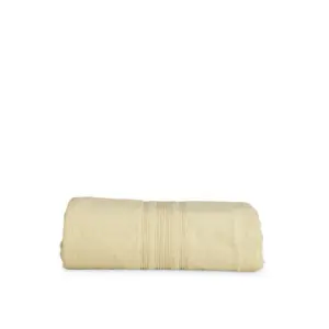 Cotton Solid Bath Towels (Cream, Size: 35x71 In)