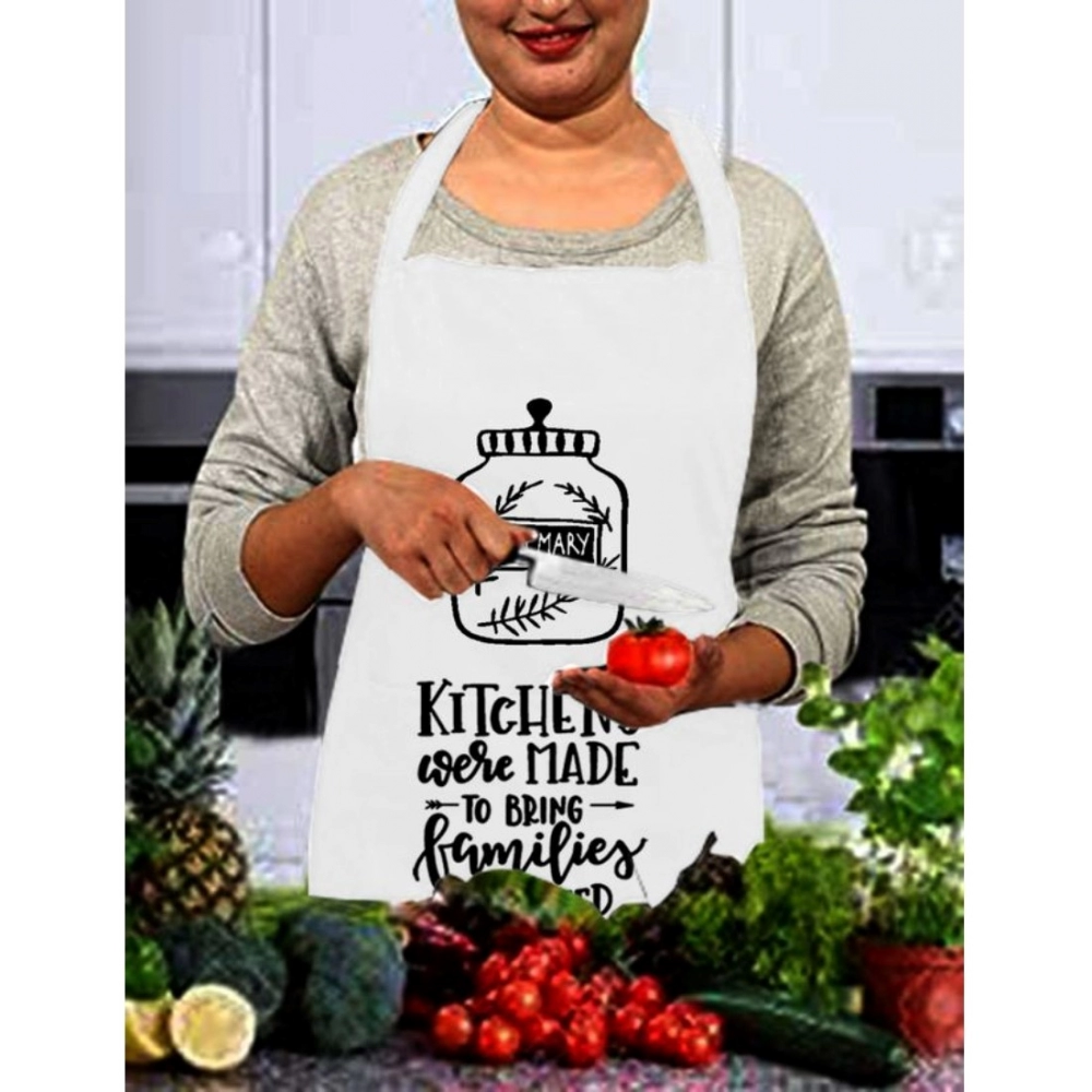 Cotton Printed Aprons (Black & White, Size: 24x31 In) - Image 4