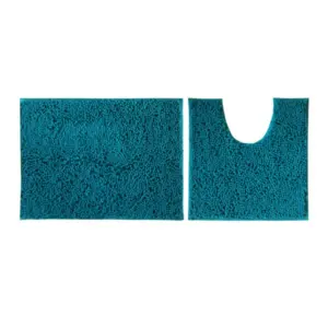 Polyester Knitted Bathmats Sets (Rama, Size: 20x30 In)