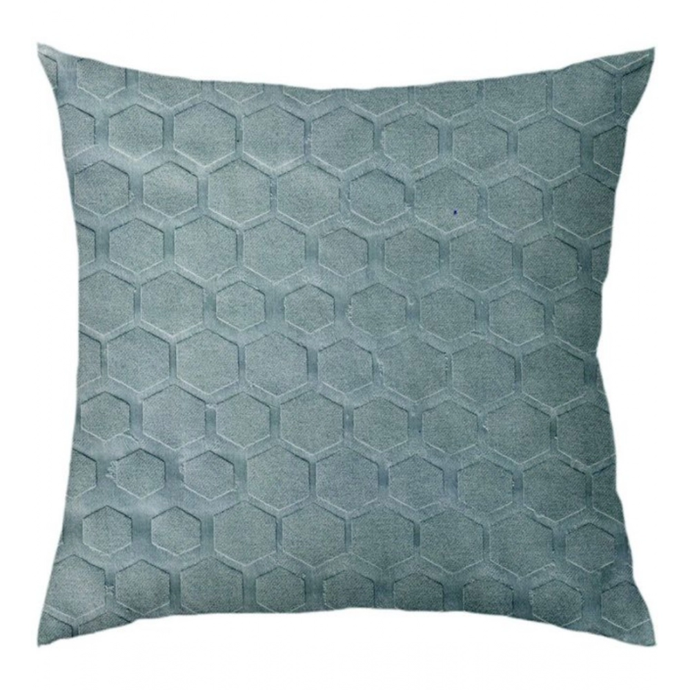 Pack Of_4 Polyester Printed Car Pillow Sets (Grey, Size: 12x12 In) - Image 2