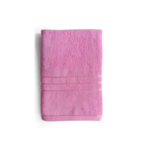 Cotton Striped Bath Towels (Dark Rose, Size: 58x28 In)