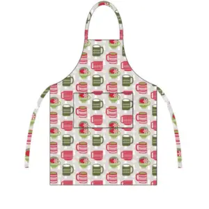 Cotton Printed Aprons (Multicolor, Size: 24x31 In)