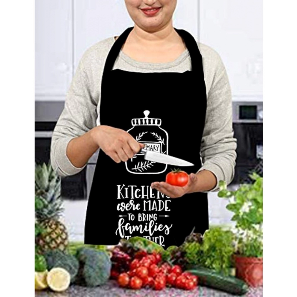 Cotton Printed Aprons (Black, Size: 24x31 In) - Image 4