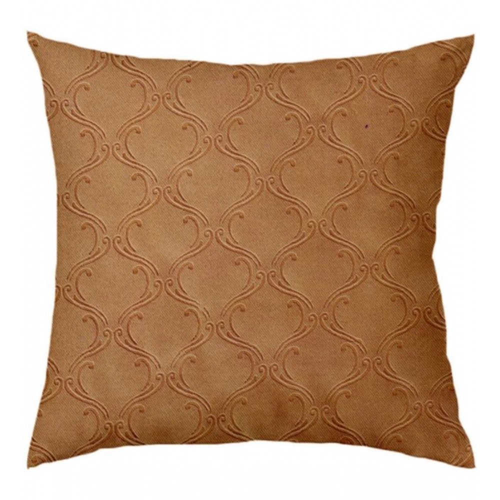 Pack Of_4 Polyester Printed Car Pillow Sets (Brown, Size: 12x12 In) - Image 3