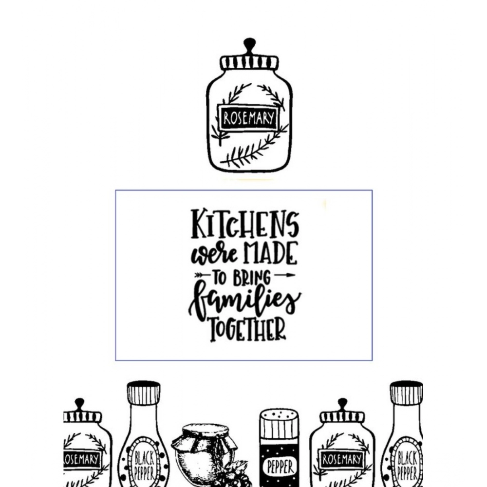 Cotton Printed Aprons (Black & White, Size: 24x31 In) - Image 2