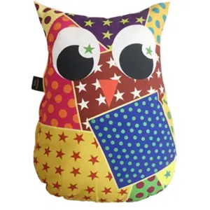 Polyester Printed Fancy Kids Cushions (Multicolor, Size: 15x11 In)