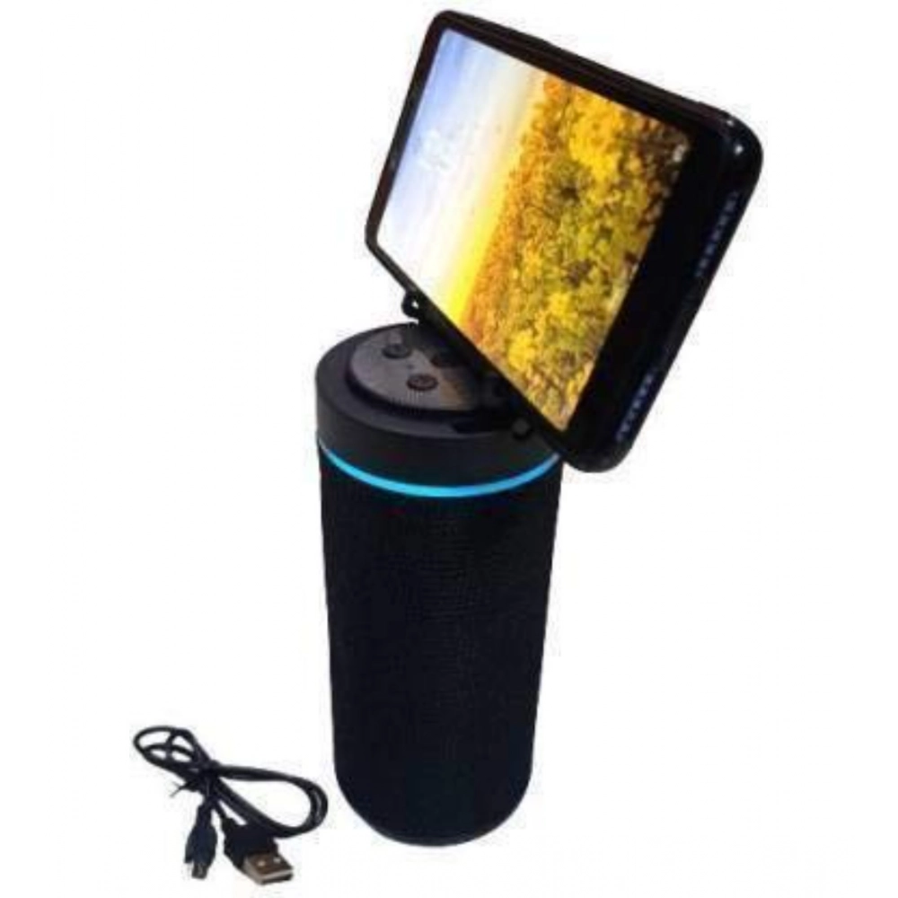 Plastic Rubber Wireless KT125 Bluetooth Speaker (Black) - Image 2