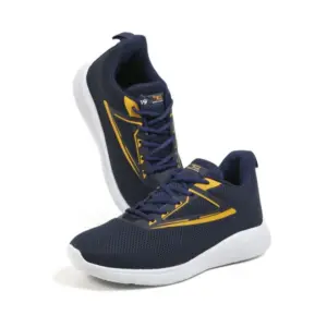 Men's Casual Synthetic Leather Lace-Up Shoes (Blue)