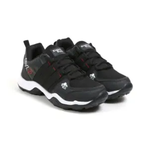 Men's Casual Synthetic Leather Lace-Up Shoes (Black)