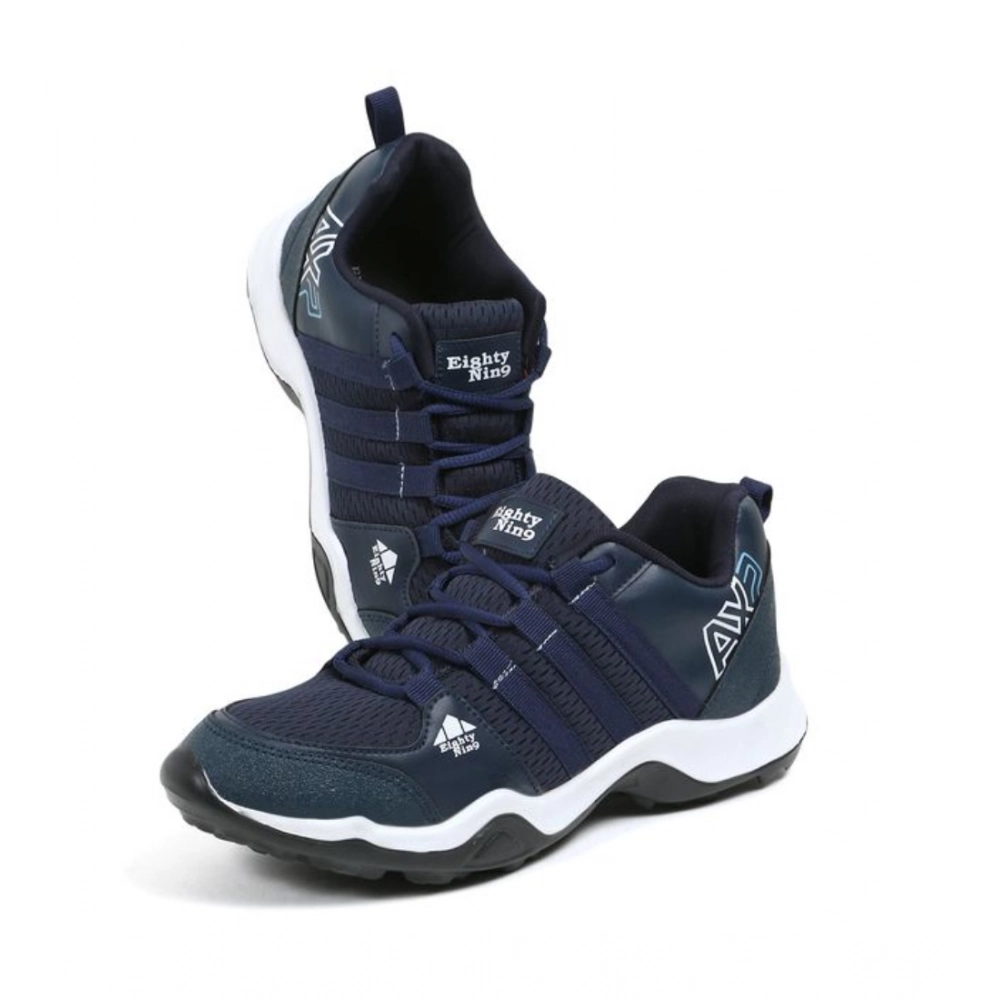 Men's Casual Synthetic Leather Lace-Up Shoes (Black) - Image 5