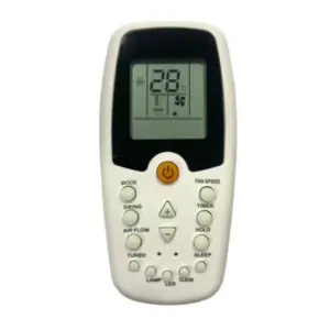 AC Remote No. 4A Compatible-Replacement for Croma AC Remote Control (White)
