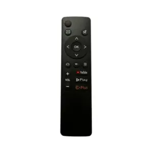 Smart TV Remote No. 1053 with YouTube - Plus Functions- Compatible-Replacement for Coocaa Smart TV LCD-LED Remote Control (Black)