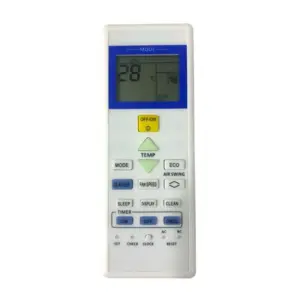 AC Remote No. 157D Compatible-Replacement for Sanyo AC Remote Control (White)