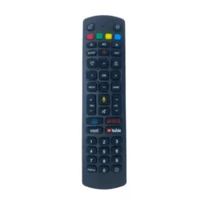 Set Top Box Remote No. 1096 With YouTube Functions Compatible-Replacement for Jio Fiber Set Top Box Remote Control (Black)