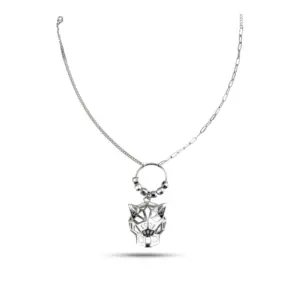 Women's Stainless Steel Imported Gen-z Pendent Chain (Silver Plated)