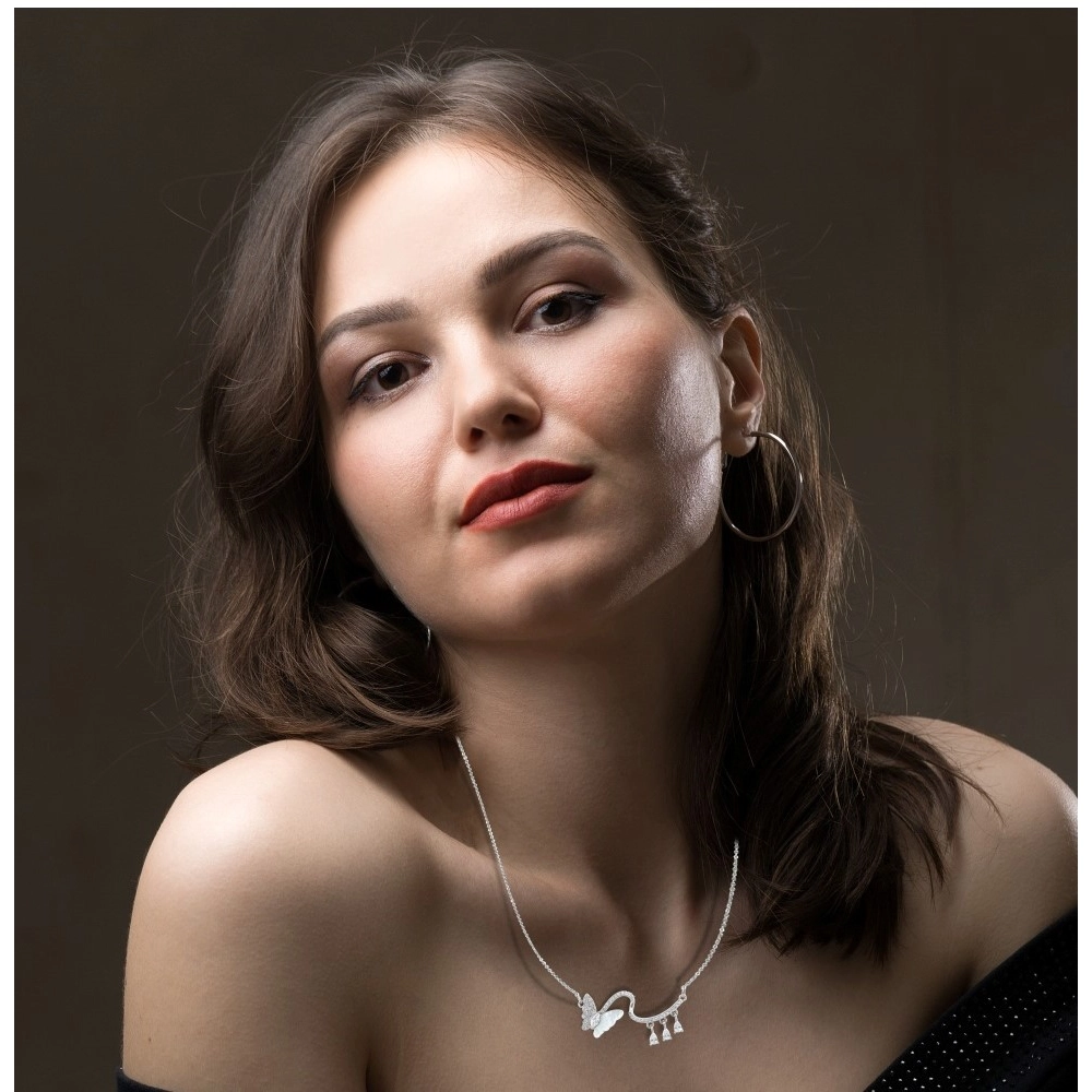 Women's Stainless Steel Imported Stanless Steel Pendent Chain (Silver Plated) - Image 2