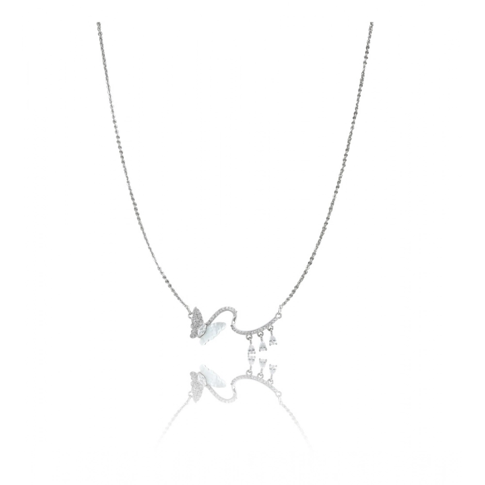 Women's Stainless Steel Imported Stanless Steel Pendent Chain (Silver Plated)