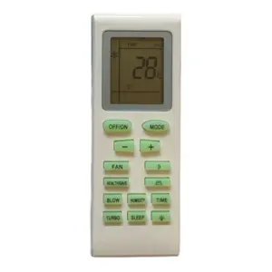 AC Remote No.18 No Backlight Onida AC Remote Control (White)