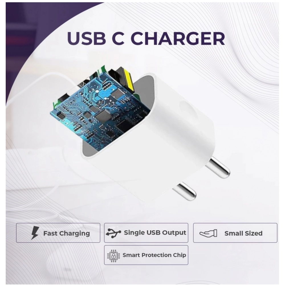 VOXEL 65 Watt Usb Fast Charger AB Plastic (White) - Image 2