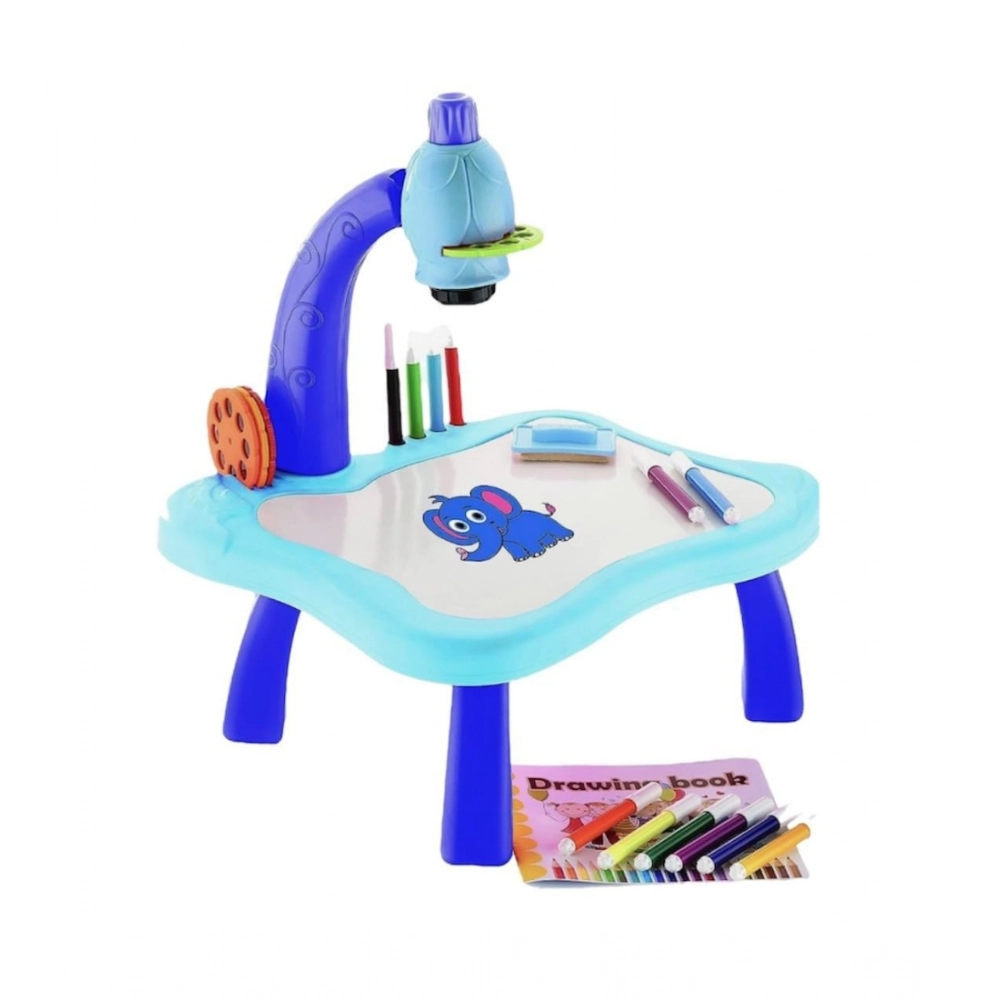 Plastic Drawing Projector Table For Kids (Multicolor )