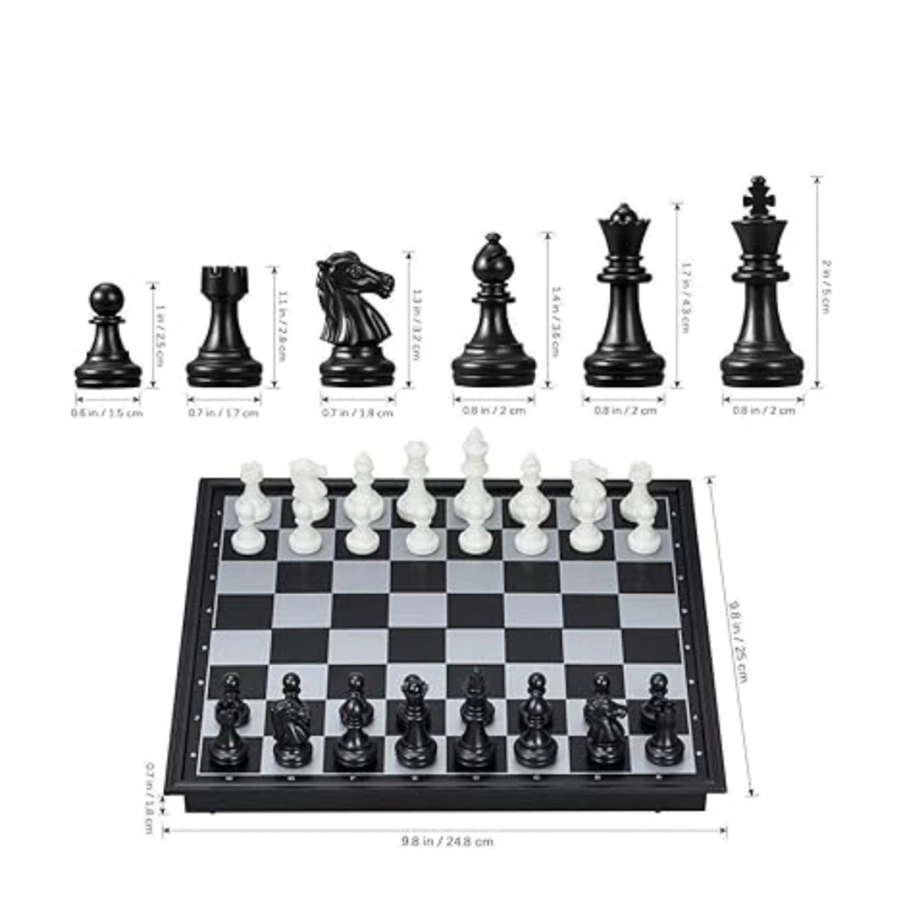 Plastic Chess Board Game For Kids And Adults (Multicolor ) - Image 2
