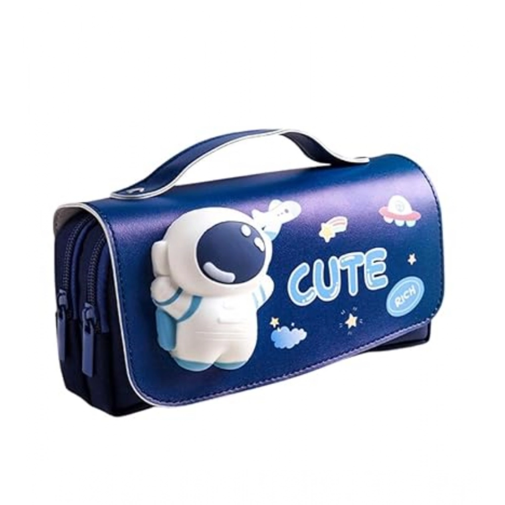 Polyester 3D Pencil Pouch Stationary Storage Box For Kids (Multicolor ) - Image 4