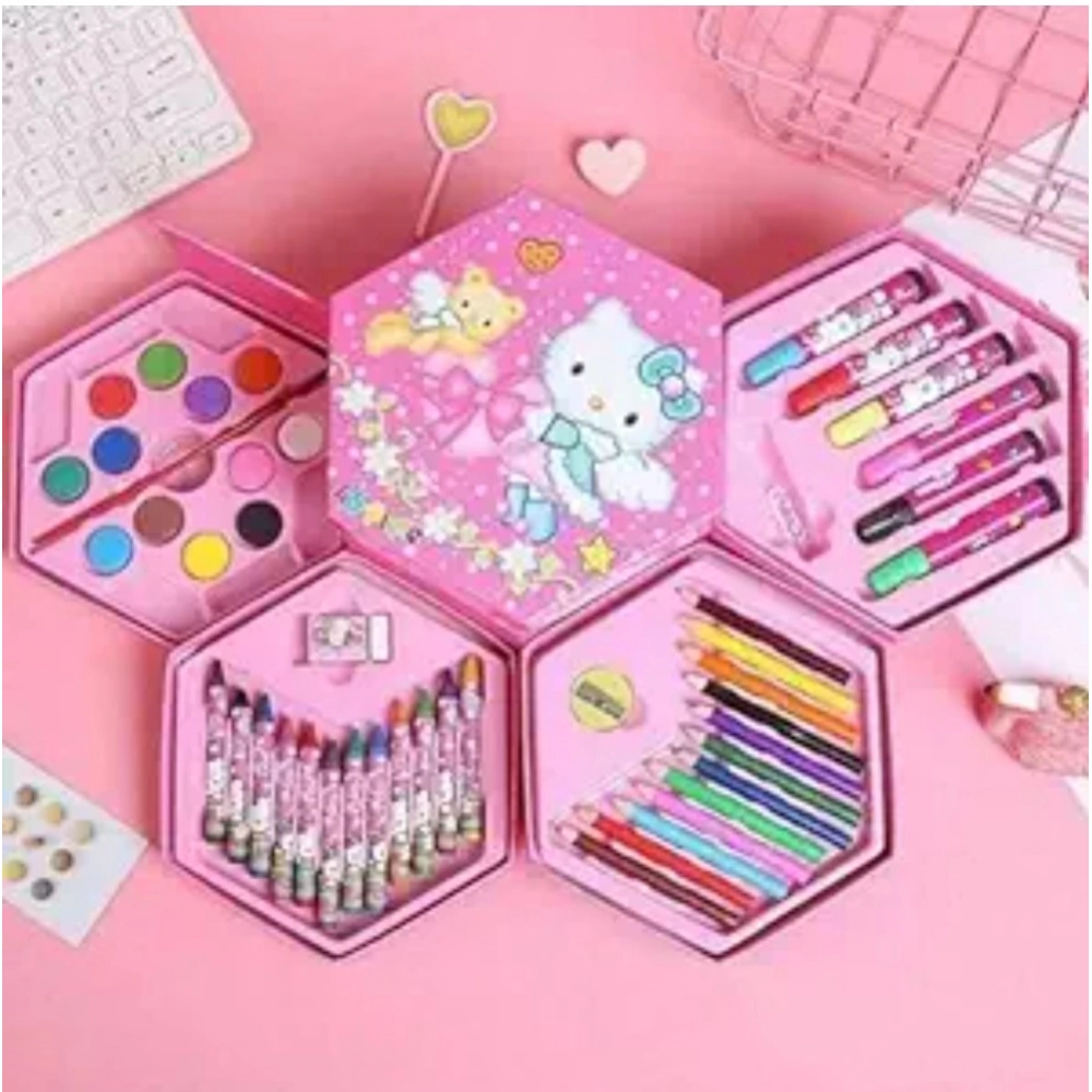 Plastic 46-Piece Art Set For Kids (Multicolor ) - Image 4